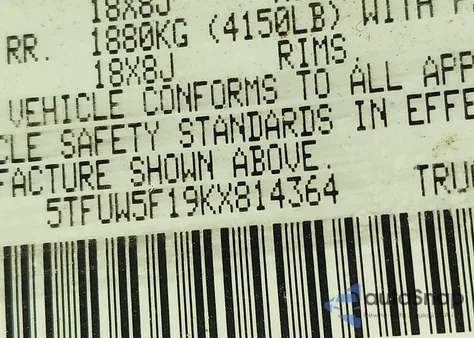 2019 Toyota Tundra Sr5 5.7L V8 from USA, damaged, VIN 5TFUW5F19KX814364